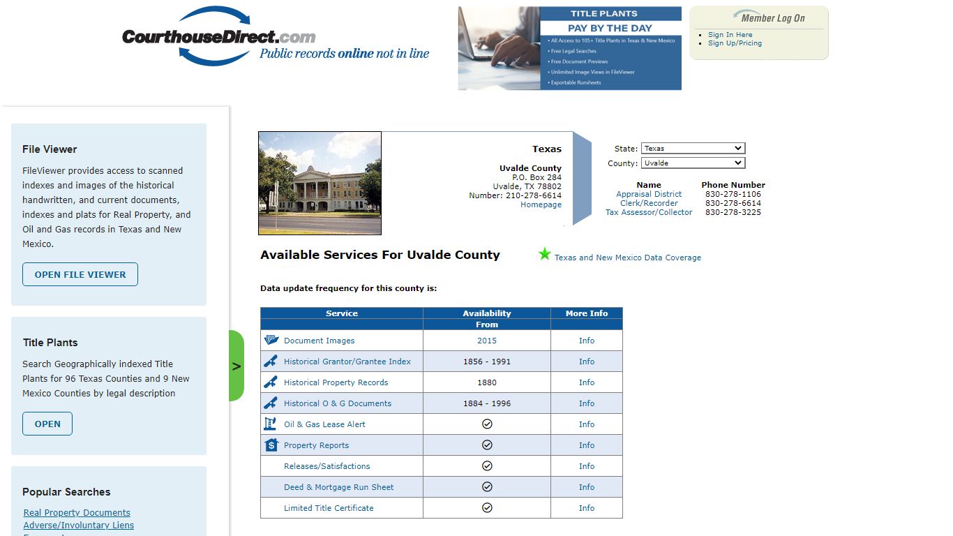 Search Uvalde County Public Property Records Online ...